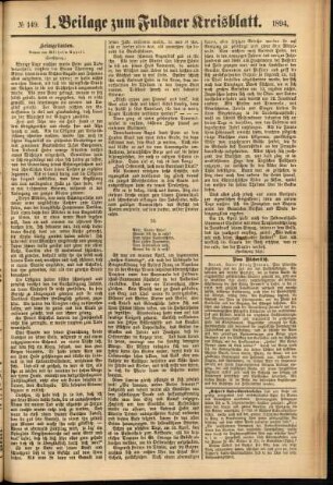 Zweite Ausgabe vom Samstag, den 15. Dezember 1894.