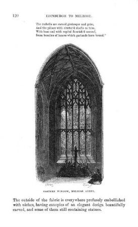 Eastern Window, Melrose Abbey.