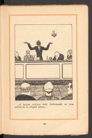 ... el insigue profesor indio Jartaramudi, un gran apóstol de la religión futura... - [Ilustración]
