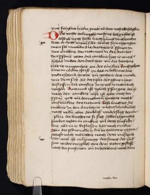 87r [Meister Eckhart]: Traktat Diz ist diu glôse über den überschal