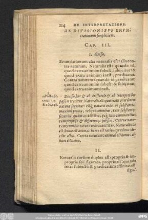 De Divisionibus Enunciationum simplicium. Cap. III.