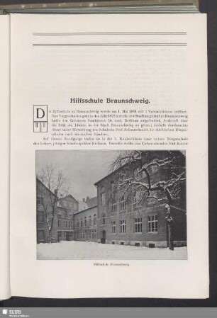 Hilfsschule Braunschweig