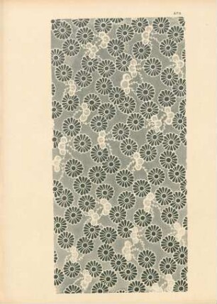 AFA. Kunstgewerbliche Vorlage - Chrysanthemum und Pawlonia