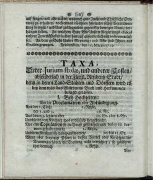 Taxa