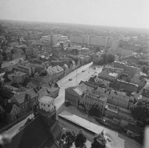Altmarkt von Cottbus : Blickrichtung Südwesten