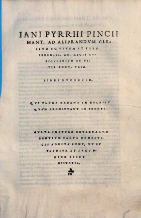 De vitis pontificum Trident. : libri duodecim
