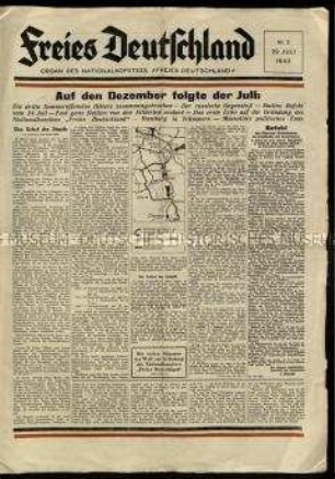 Zeitung, Freies Deutschland. 1. Jahrgang 1943
