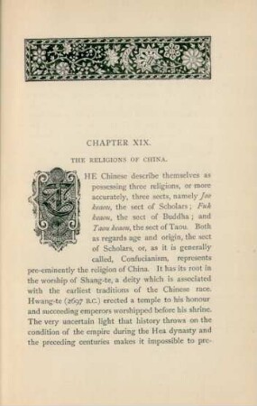 Chapter XIX. The religions of China