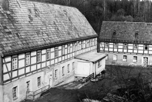 Wilsdruff-Helbigsdorf. Leutholdmühle, Hofansicht