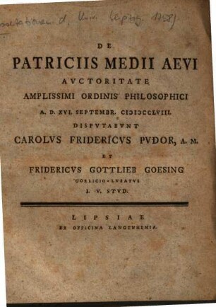 De Patriciis Medii Aevi