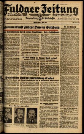 Ausgabe vom Montag, den 04. Mai 1942.