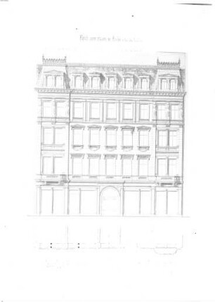 Architektonische Skizzen : eine Sammlung ausgeführter Baulichkeiten und architektonischer Gegenstände für alle Zweige des Bauhandwerks, 3. Wohngebäude