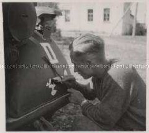 Wehrmachtssoldaten, Soldaten in Rußland