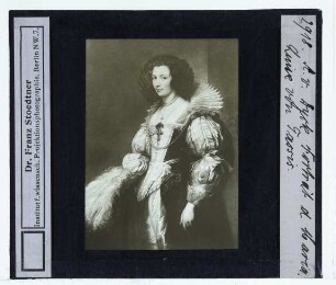 Dyck, Bildnis der Maria Louise von Tassis (Wien LM GE58)