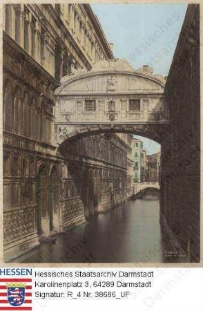 Italien, Venedig / Seufzer-Brücke