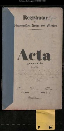 Unglücksfälle und deren Verhütung - generalia -