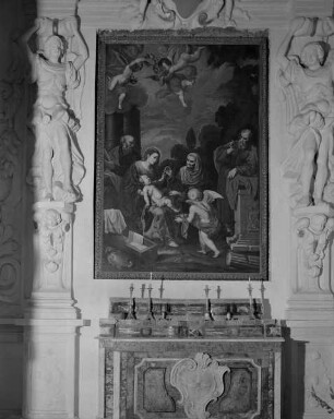 Heilige Familie mit den heiligen Joachim und Anna