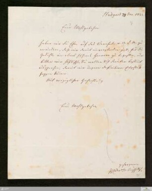 Cotta an Gok [StA 7,2 BR 437]