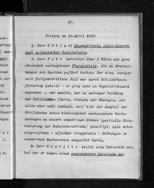 Sitzung am 10. April 1923.