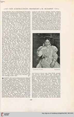 Von Ausstellungen - Personal- u. Atelier-Nachrichten - Kunstlitteratur