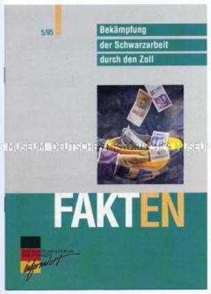 Informationsblatt des Bundesministeriums der Finanzen über die Bekämpfung der Schwarzarbeit