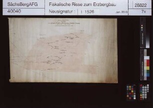 Grubenfeld von Christbescherung Erbstolln in Großvoigtsberg samt Ursula Erbstolln bei Kleinvoigtsberg