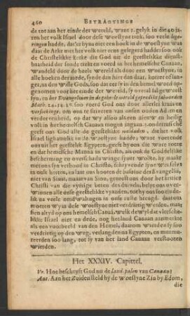 Het XXXIV. Capittel