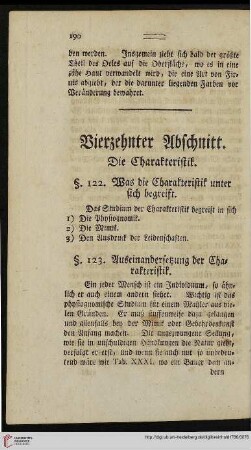 Vierzehnter Abschnitt