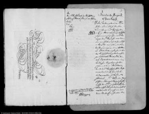 1773 erfolgte Errichtung der Generalhauptkasse und späterhinn des Geheimen Finanzkollegii