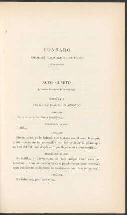 Conrado - (Continuación) : Drama en cinco actos y en prosa