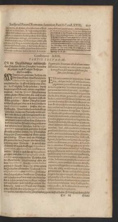 Constitutio XXIII.