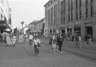 Erweiterung der Fußgängerzone in der Kaiserstraße um den Abschnitt zwischen Ritterstraße und Lammstraße
