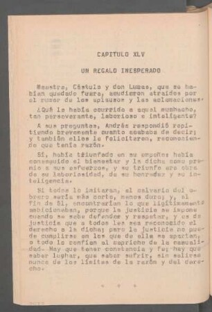Capítulo XLV - Un regalo inesperado