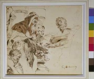 Abraham und Melchisedek, nach Rubens