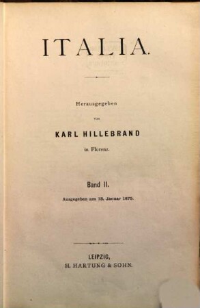 Italia. 2. 1875