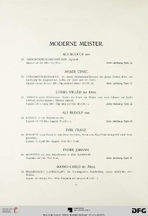 Moderne Meister (Nr. 55-160)