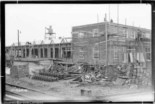Bau Me 442 Holzwerkstätte, Büro und Lager