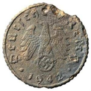 Fundmünze, 5 Reichspfennig, 1942