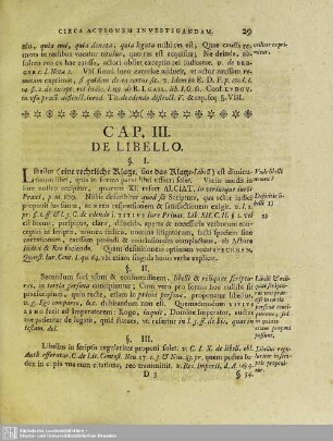 Cap. III. De Libello
