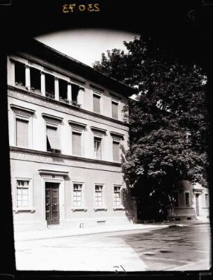 Kanzleistraße 21, Ecke Schloßstraße, evangelisches Hofpfarrhaus, Foto: Schuster