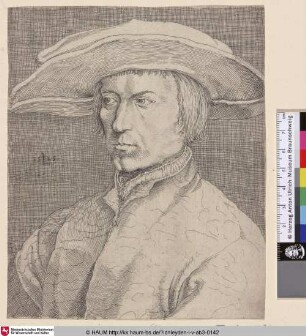 [Sogenanntes "Selbstporträt des Künstlers"; Self-portrait of the artist]