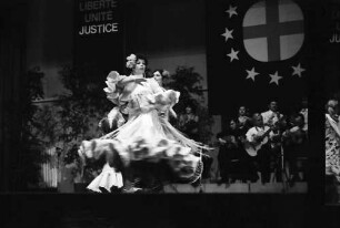 Freiburg: Stadthalle; Europafestival, spanische Tanzgruppe