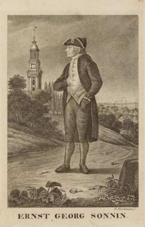 Bildnis von Ernst Georg Sonnin ( 1713-1794)
