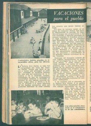 Vacaciones para el pueblo