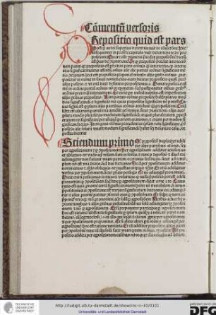 Postquam autor superius determinavit de coniunctione hic consequenter in presenti capitulo vult determinare de prepositione