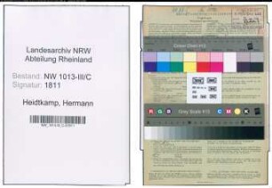 Entnazifizierung Hermann Heidtkamp , geb. 23.06.1888 (Kaufmann)
