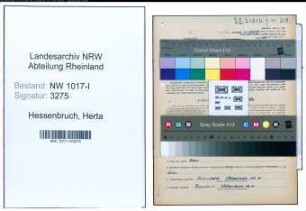 Entnazifizierung Herta Hessenbruch , geb. 19.11.1904 ()