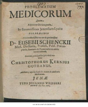 Problematum Medicorum