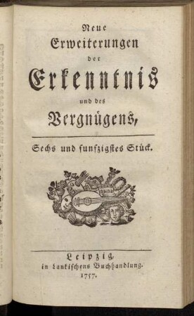 Sechs und funfzigstes Stück.