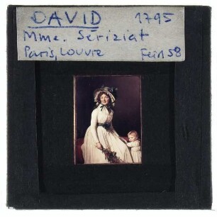 David, Portrait der Émilie Sériziat und ihrem Sohn